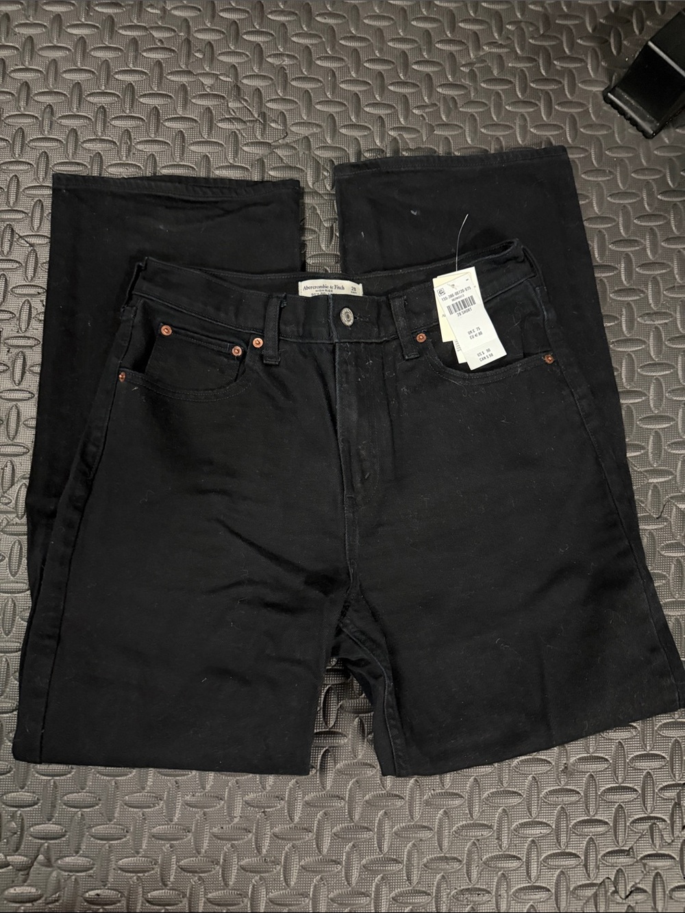 Abercrombie & Fitch Black Boyfriend Jeans